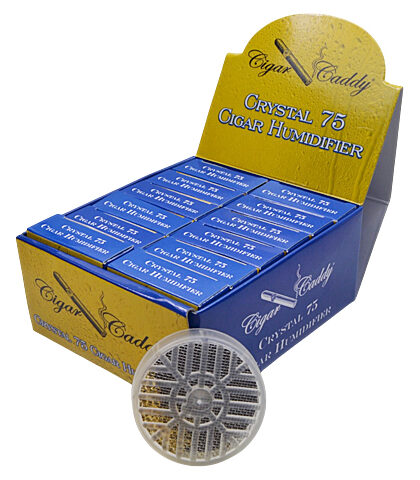 CIGAR CADDY CRYSTAL 75 HUMIDIFIER ROUND 12X