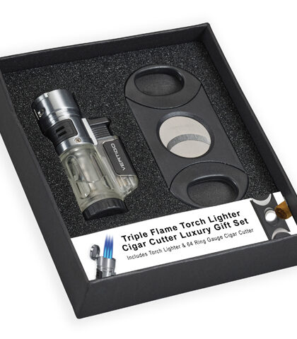 VERTIGO BLIZZARD LIGHTER & BIG BOY CUTTER GIFT SET