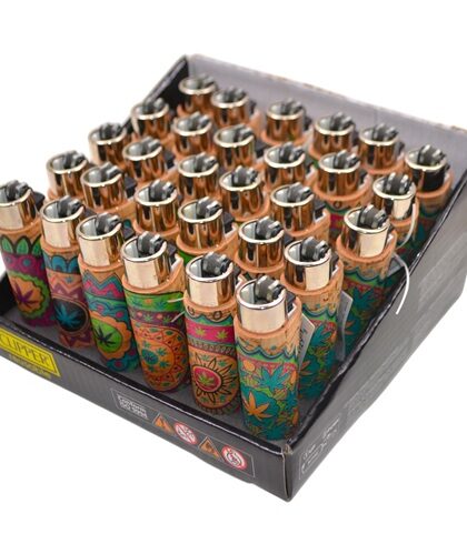 CLIPPER LIGHTER POP COVER CORK LEAVES 30CT