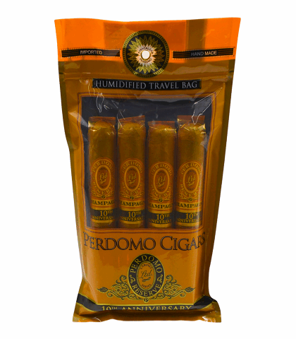 PERDOMO 10TH ANNIVERSARY CHAMPAGNE EPICURE TRAVEL BAG FRESH PACK