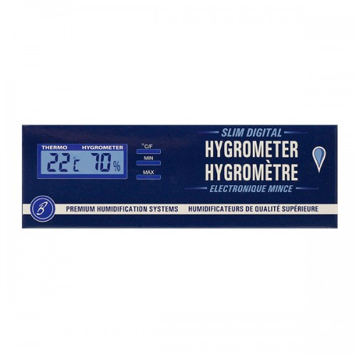 BRIGHAM DIGITAL SLIM HYGROMETER