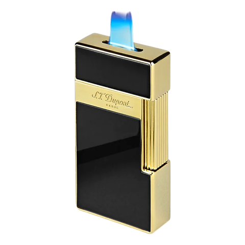 S.T. DUPONT BIG D BLACK LACQUER/GOLDEN