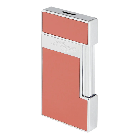 S.T. DUPONT SLIMMY CORAL LACQUER/CHROME