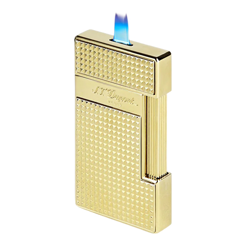 S.T. DUPONT SLIMMY DIAMOND HEAD GOLDEN