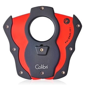 COLIBRI CUT CIGAR, BLACK + RED BLADES