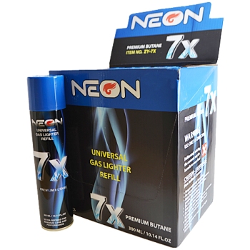 NEON BUTANE UNIVERSAL GAS LIGHTER REFILL 7X