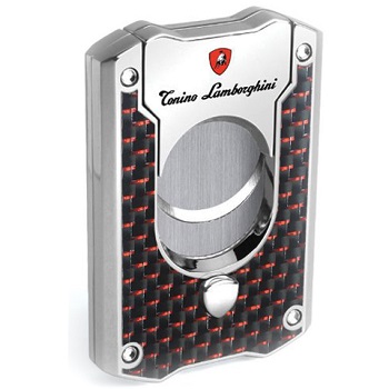 COLIBRI LES MANS CIGAR CUTTER RED CARBON FIBER