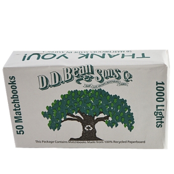 D. D. BEAN MATCH PACK (20 STICKS/BOOK)