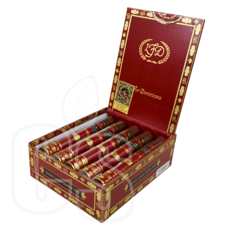 LA FLOR DOMINICANA DOUBLE LIGERO CRYSTAL TUBO CORONA 10X