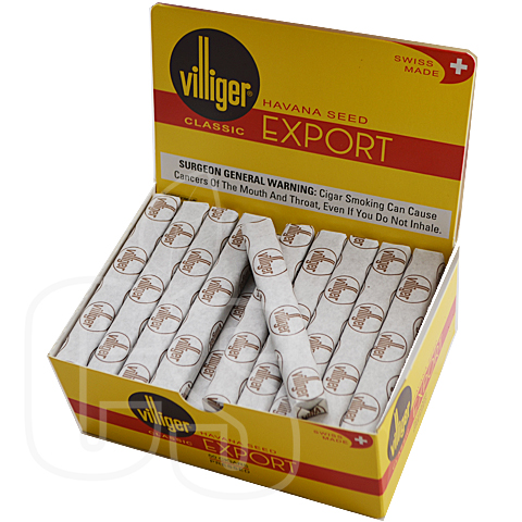 VILLIGER EXPORT NATURAL BOX 50X