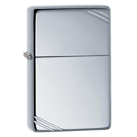 ZIPPO VINTAGE HIGH POLISH CHROME LIGHTER