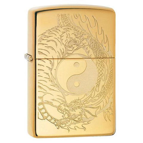 ZIPPO TIGER DRAGON DESIGN LIGHTER