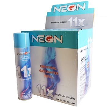 NEON BUTANE UNIVERSAL GAS LIGHTER REFILL 11X