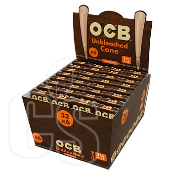 OCB UNBLEACHED CONES 1 1/4
