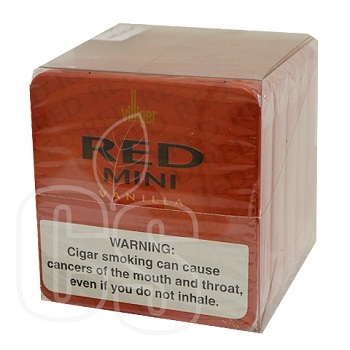 VILLIGER MINI RED VANILLA TINS