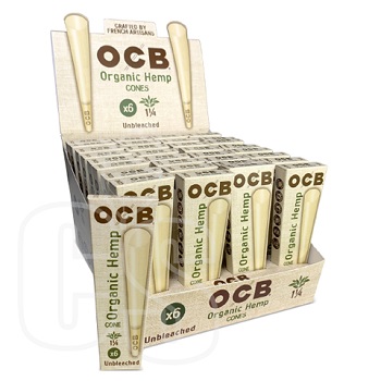 OCB ORGANIC HEMP CONES 1.1/4
