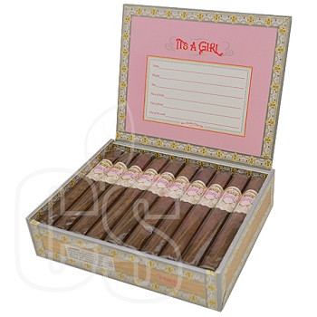 ALEC BRADLEY IT'S A GIRL CIGAR BOX