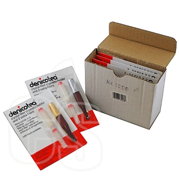 DENICOTEA FILTERED CIGARETTE HOLDER 2x BLACK/GOLD 2x RED/GOLD 1x BLACK/SILVER 1x RED/SILVER