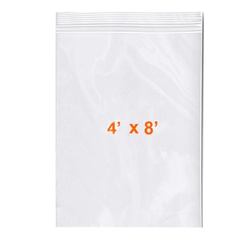RECLOSABLE POLY BAGS 4' x 8'