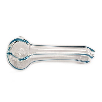 BLO GLASS PIPE PEANUT BLUE