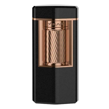 XIKAR MERIDIAN LIGHTER BLACK / ROSE GOLD