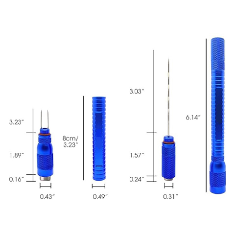 4 IN 1 CIGAR TOOL - BLUE