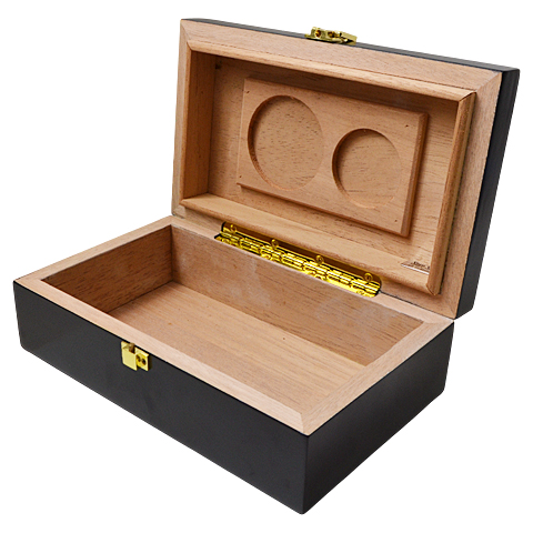 HUMIDOR SUPREME MIRAMAR BLACK 12CT