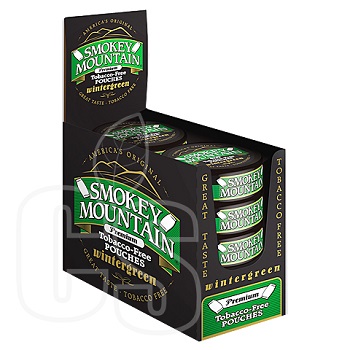 SMOKEY MOUNTAIN POUCH WINTGREEN (NO TOBACCO TAX) - Image 2