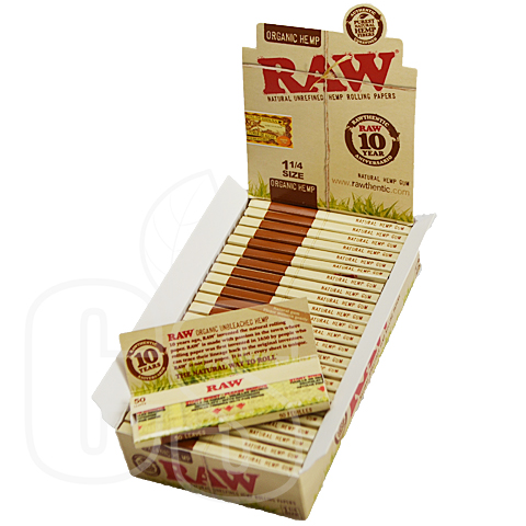 RAW ORGANIC HEMP 1 1/4 PAPER