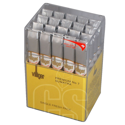 VILLIGER PREMIUM # 7 SUMATRA UPRIGHT BOX