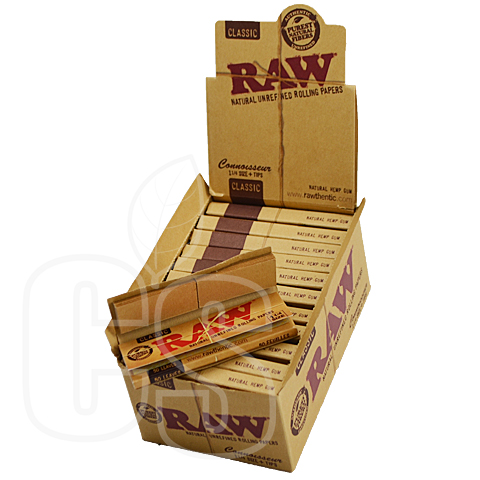 RAW CLASSIC CONNOISSEUR 1 1/4 PAPER + TIPS