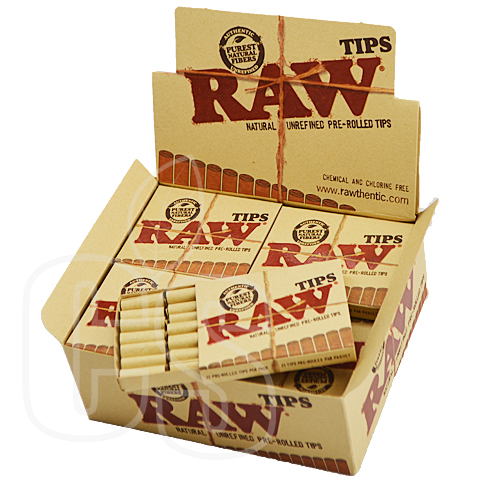 RAW PRERROLLED TIPS