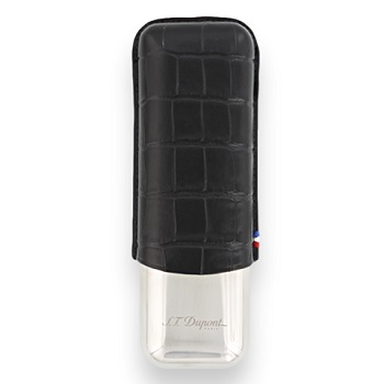 S.T. DUPONT METAL DOUBLE CIGAR CASE DANDY