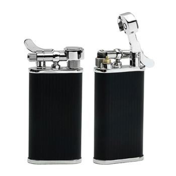 KIRIBI OKABUTO MIZO BLACK MATTE PIPE LIGHTER