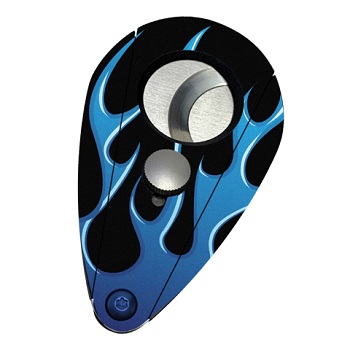 XIKAR XI2 HOT ROD BLUE W/BLACK FLAMES