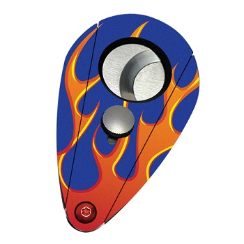 XIKAR XI2 HOT ROD BLUE W/ORANGE FLAMES