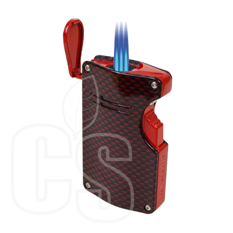 INZPIRATO TRIPLE TORCH CARBON FIBER - RED