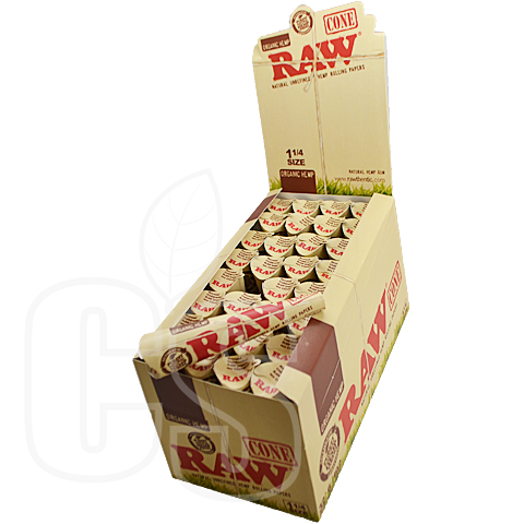 RAW CONES ORGANIC 1 1/4