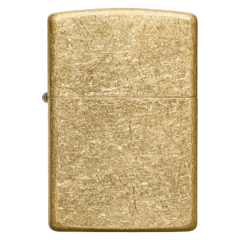 ZIPPO - REGULAR TUMBLED BRASS