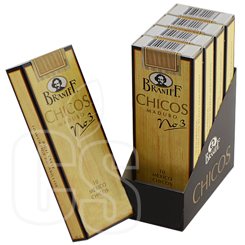 VILLIGER BRANIFF NO 3 MADURO PACK