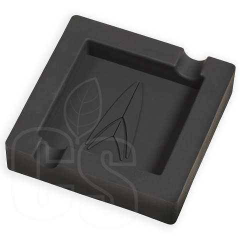 LOTUS SILICONE ASHTRAY BLACK