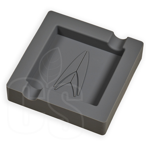 LOTUS SILICONE ASHTRAY GRAY