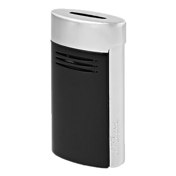 S.T. DUPONT MEGAJET BLACK & CHROME LIGHTER
