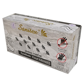 SANITEX GLOVES VINYL