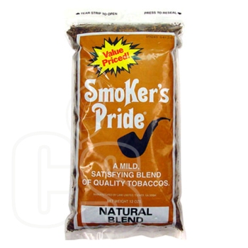 SMOKER'S PRIDE NATURAL 12OZ PIPE TOBACCO