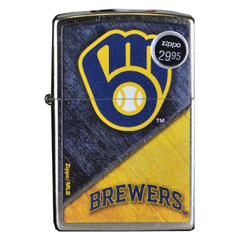 ZIPPO MLB MILWAUKEE BREWERS LIGHTER
