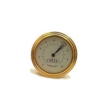 CREDO ANALOG HYGROMETER - GOLD