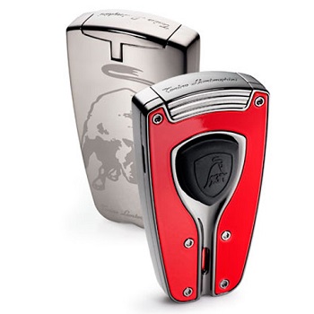 COLIBRI RED CARBON LIGHTER TTR3001
