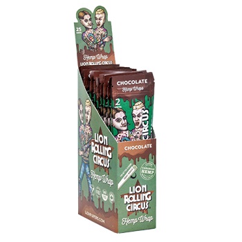 LION ROLLING CIRCUS HEMP WRAP CHOCOLATE