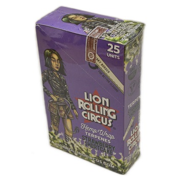 LION ROLLING CIRCUS HEMP WRAP STRAWBERRY SHORTCAKE